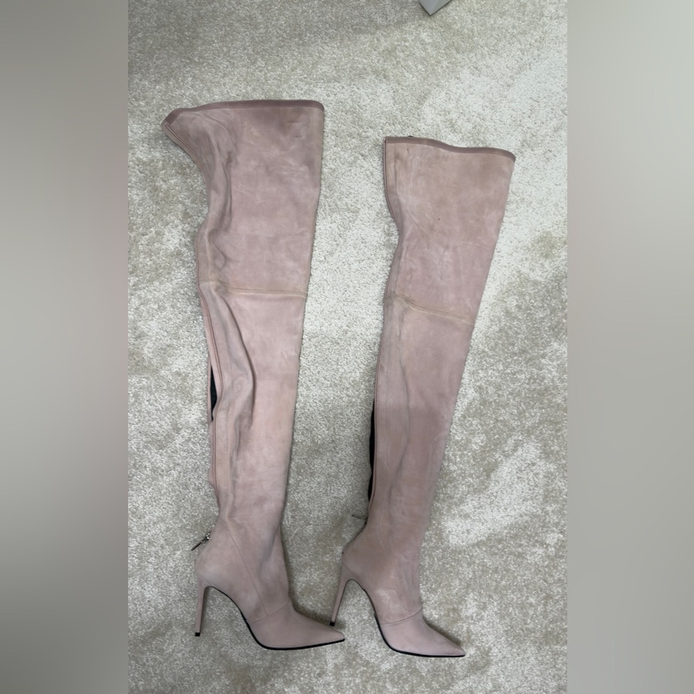 Balmain Pink Heeled Boots - Picture 6 of 9